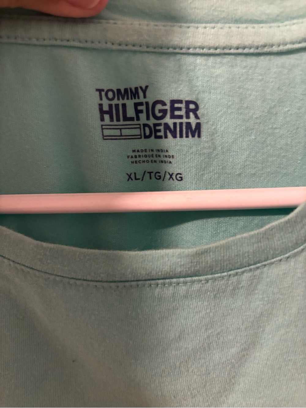 Tommy Hilfiger Mint Crewneck Tee - Picture 3 of 3